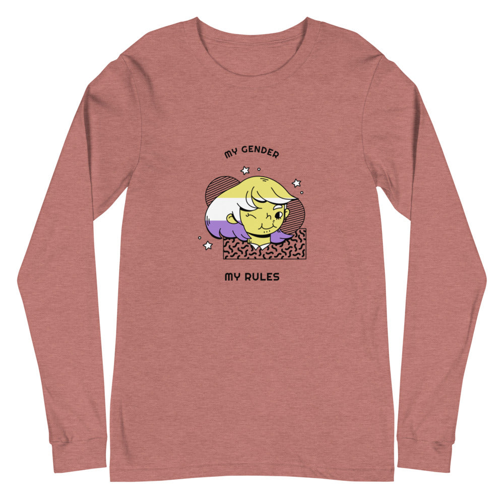 My Gender My Rules Unisex Long Sleeve T-Shirt