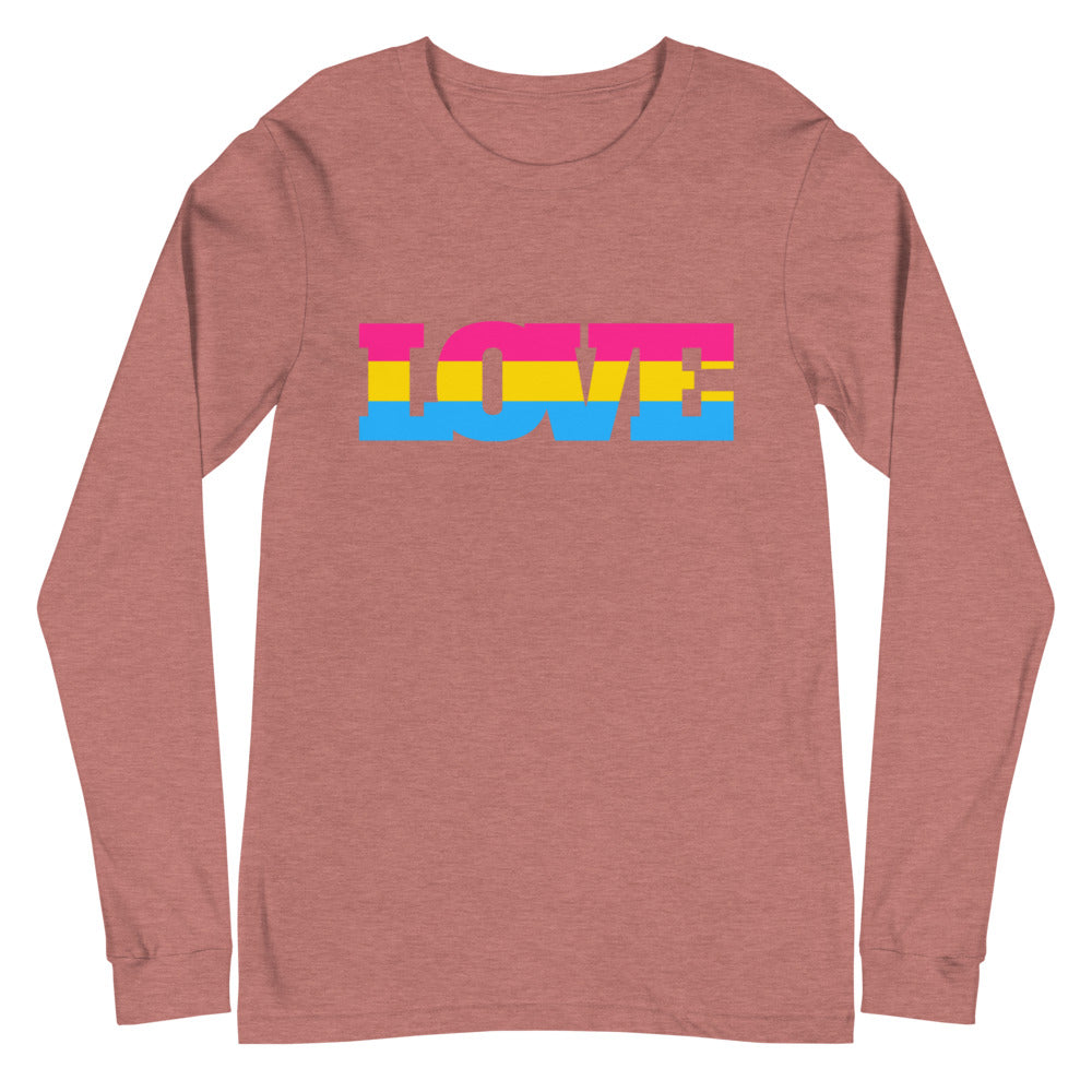Pansexual Love Unisex Long Sleeve T-Shirt