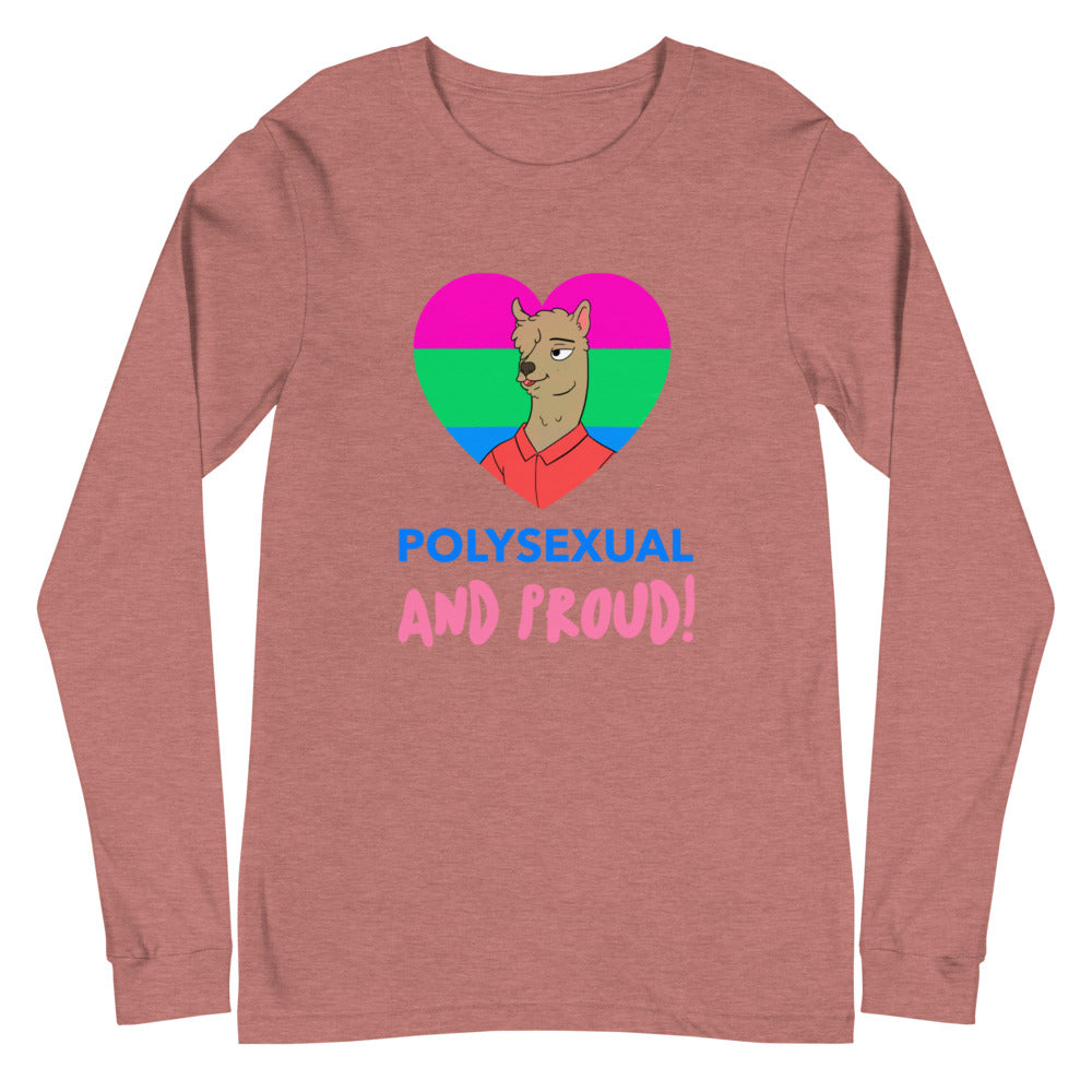 Polysexual And Proud Unisex Long Sleeve T-Shirt