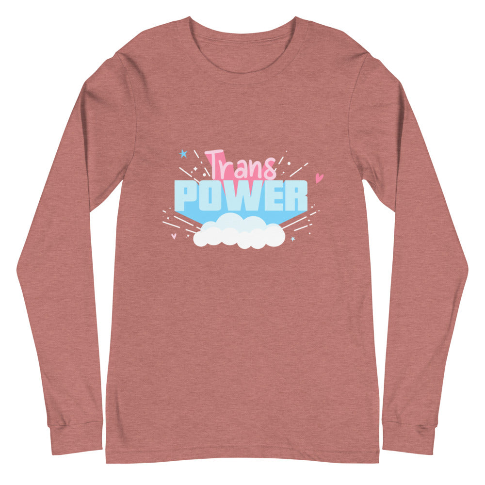 Trans Power Unisex Long Sleeve T-Shirt