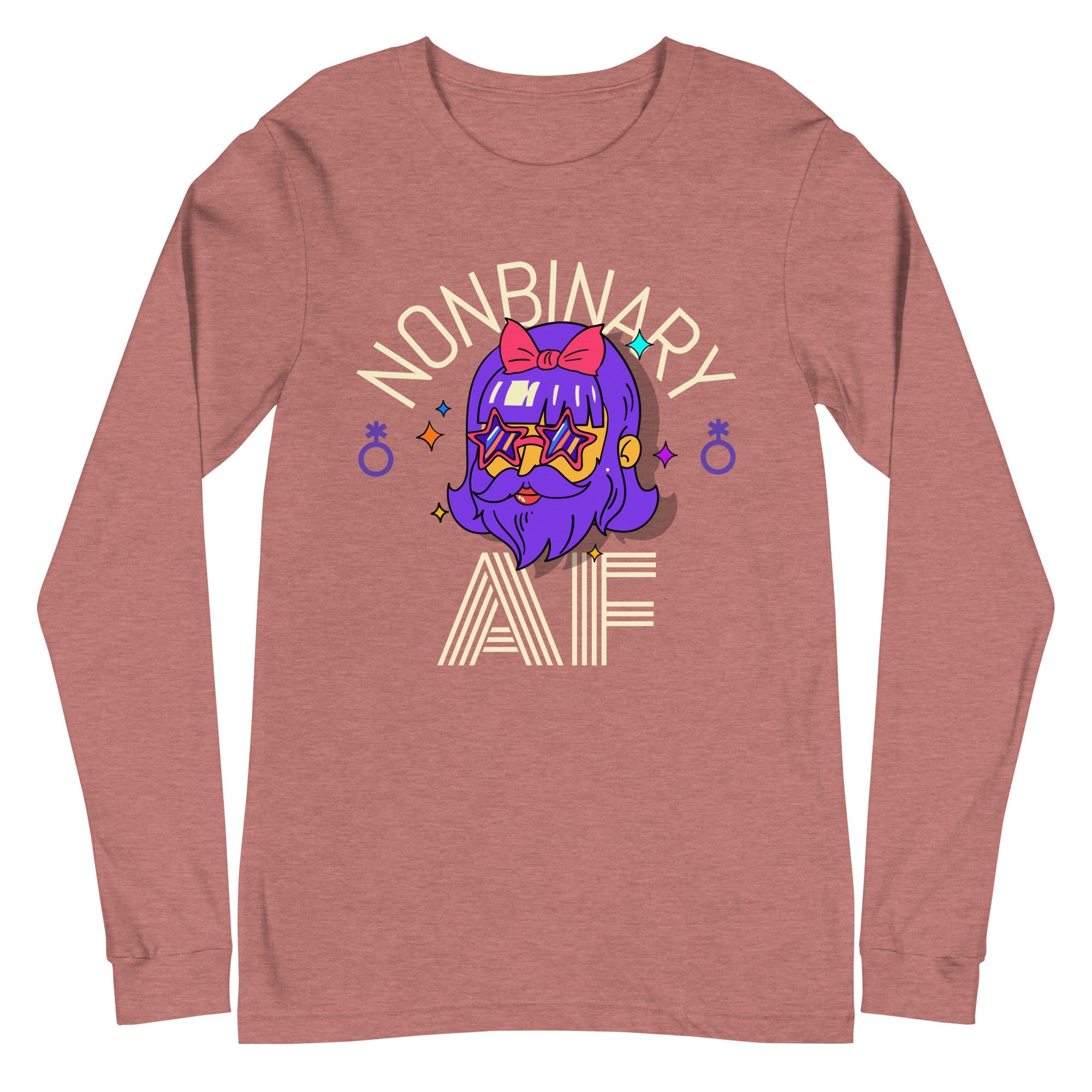 Nonbinary AF Unisex Long Sleeve T-Shirt