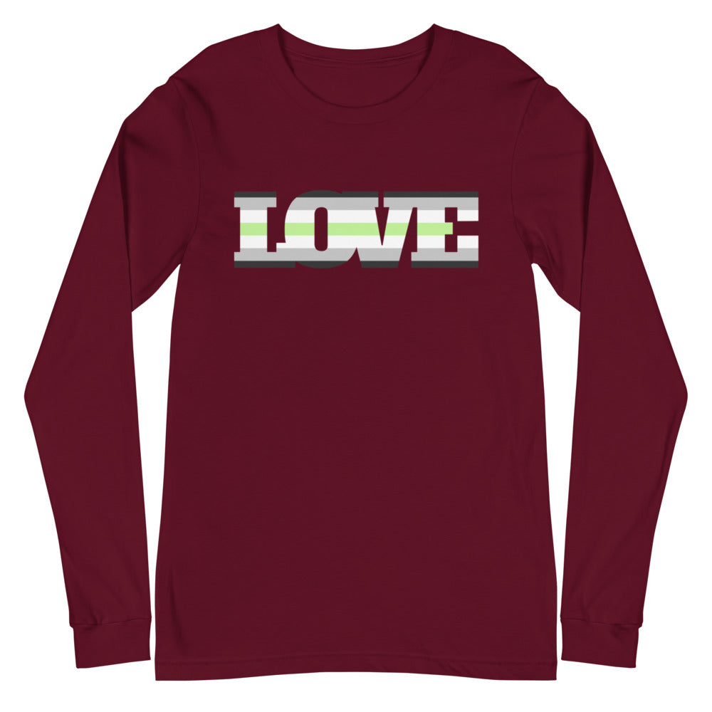 Agender Love Unisex Long Sleeve T-Shirt