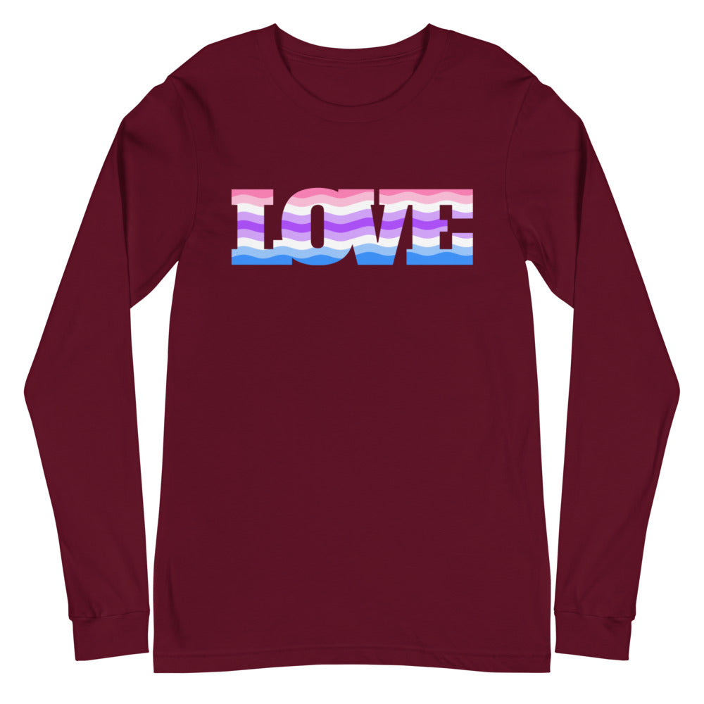 Alternative Genderfluid Love Unisex Long Sleeve T-Shirt