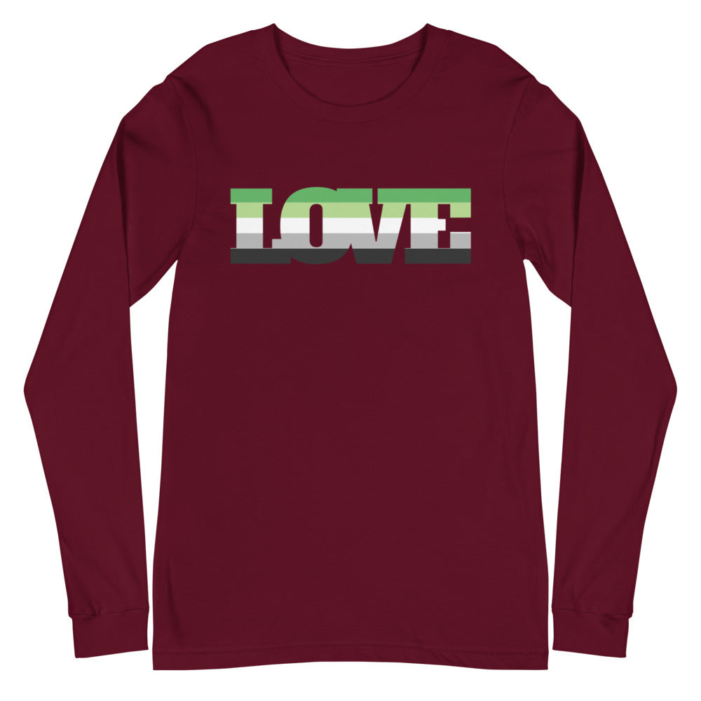Aromantic Love Unisex Long Sleeve T-Shirt