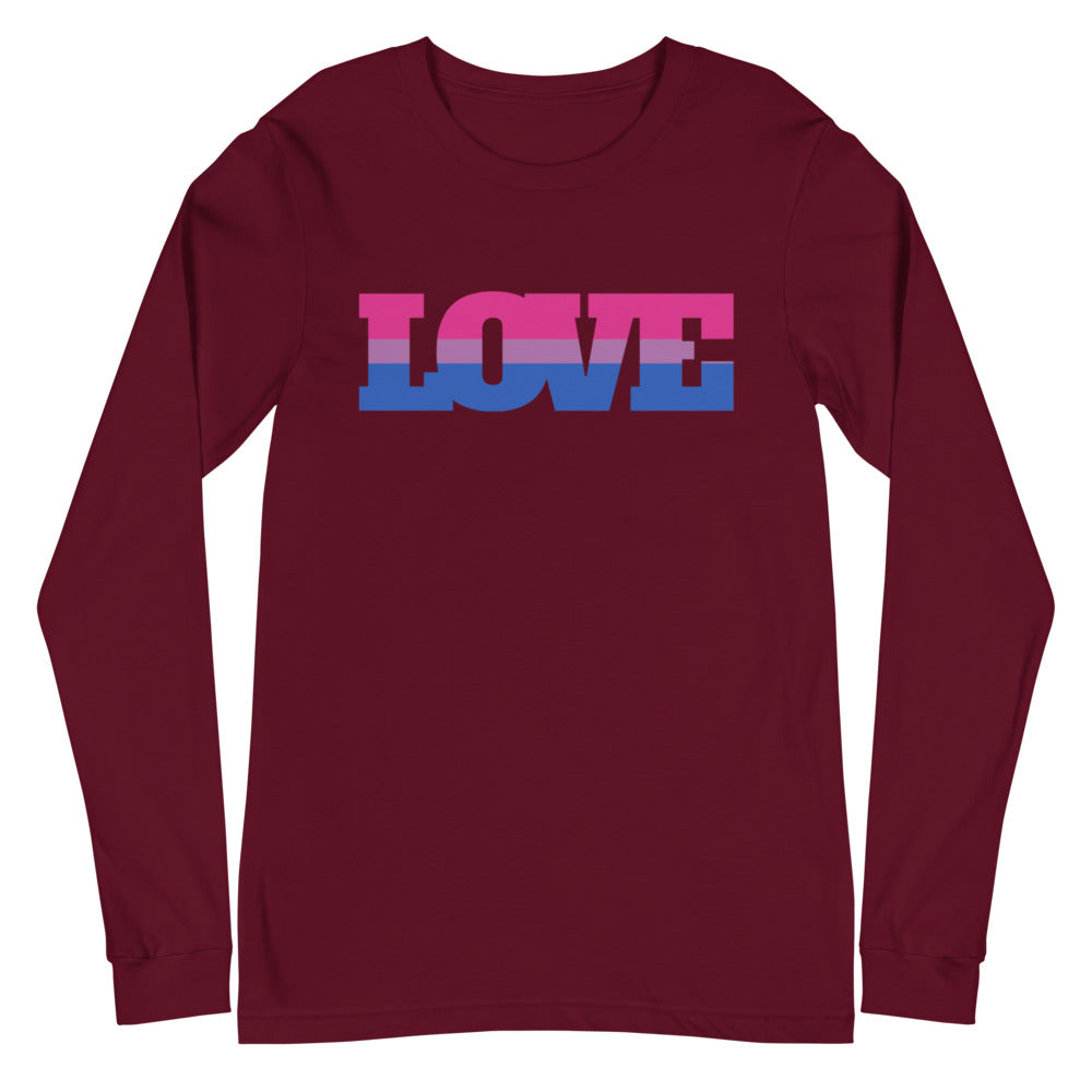 Bisexual Love Unisex Long Sleeve T-Shirt