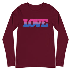 Bisexual Love Unisex Long Sleeve T-Shirt