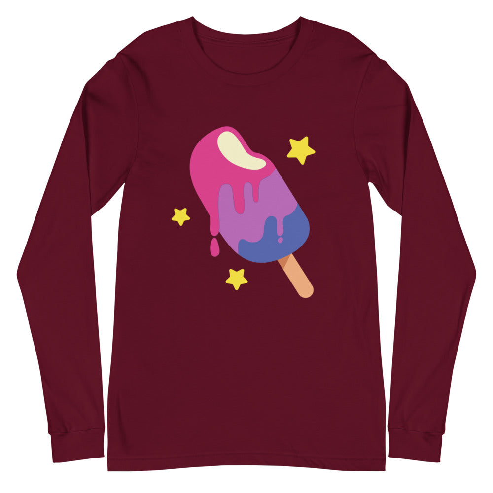 Bisexual Popsicle Unisex Long Sleeve T-Shirt
