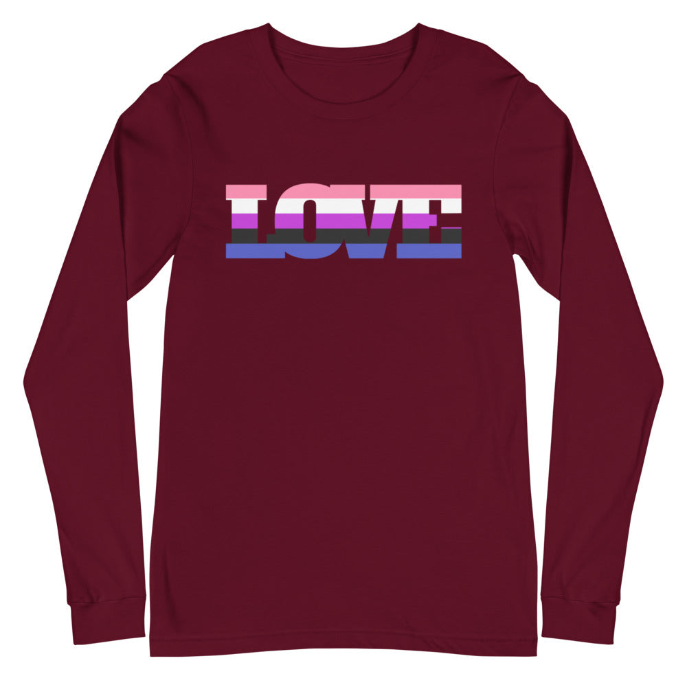 Genderfluid Love Unisex Long Sleeve T-Shirt