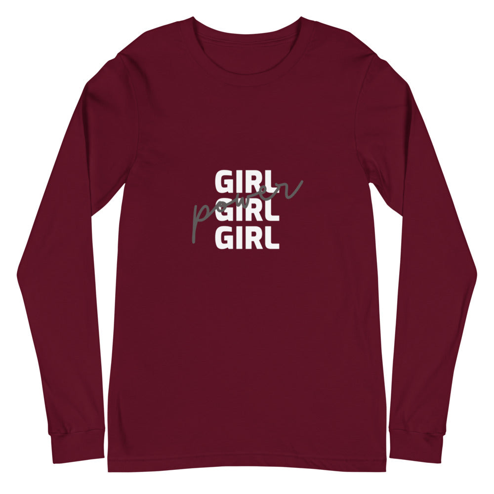 Girl Girl Girl Power Unisex Long Sleeve T-Shirt