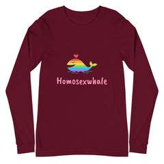 Homosexwhale Unisex Long Sleeve T-Shirt