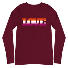 Lesbian Love Unisex Long Sleeve T-Shirt