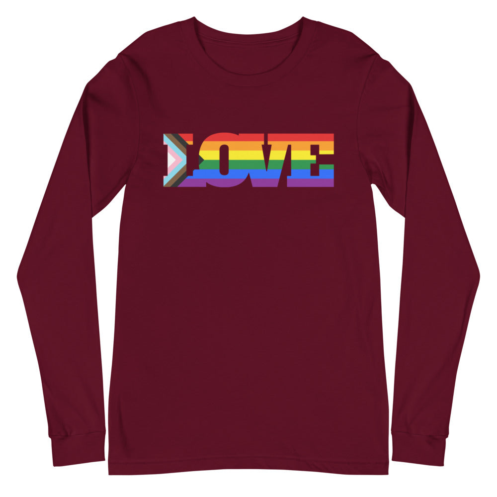 Progress Lgbt Love Unisex Long Sleeve T-Shirt