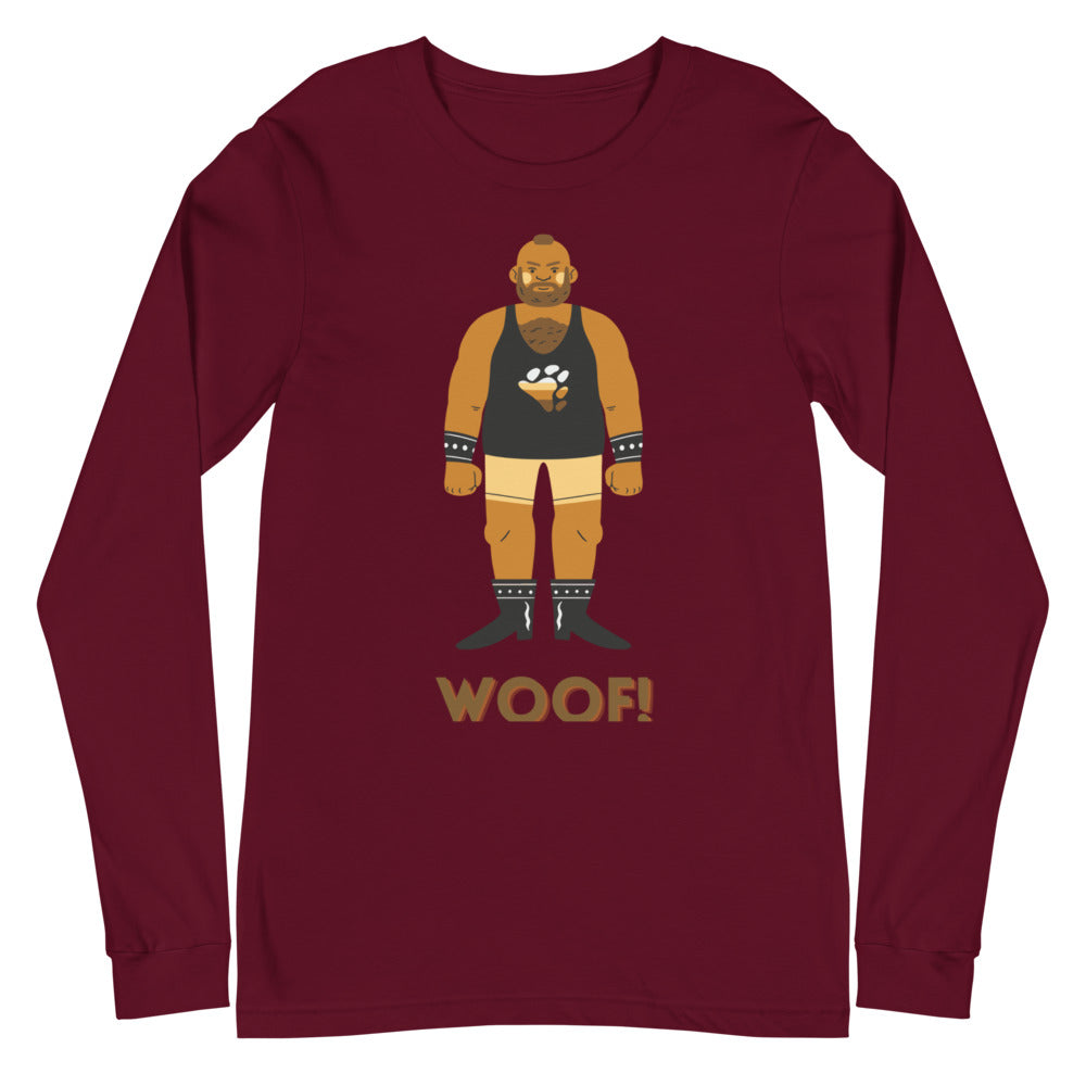 Woof! Gay Bear Unisex Long Sleeve T-Shirt