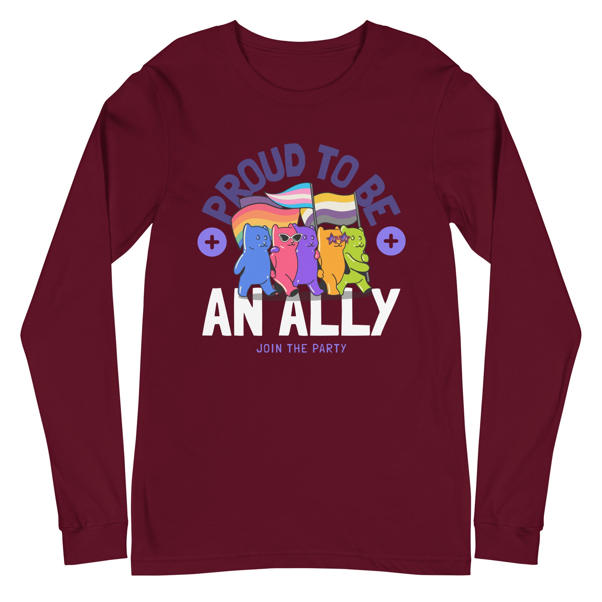 Proud To Be An Ally Unisex Long Sleeve T-Shirt
