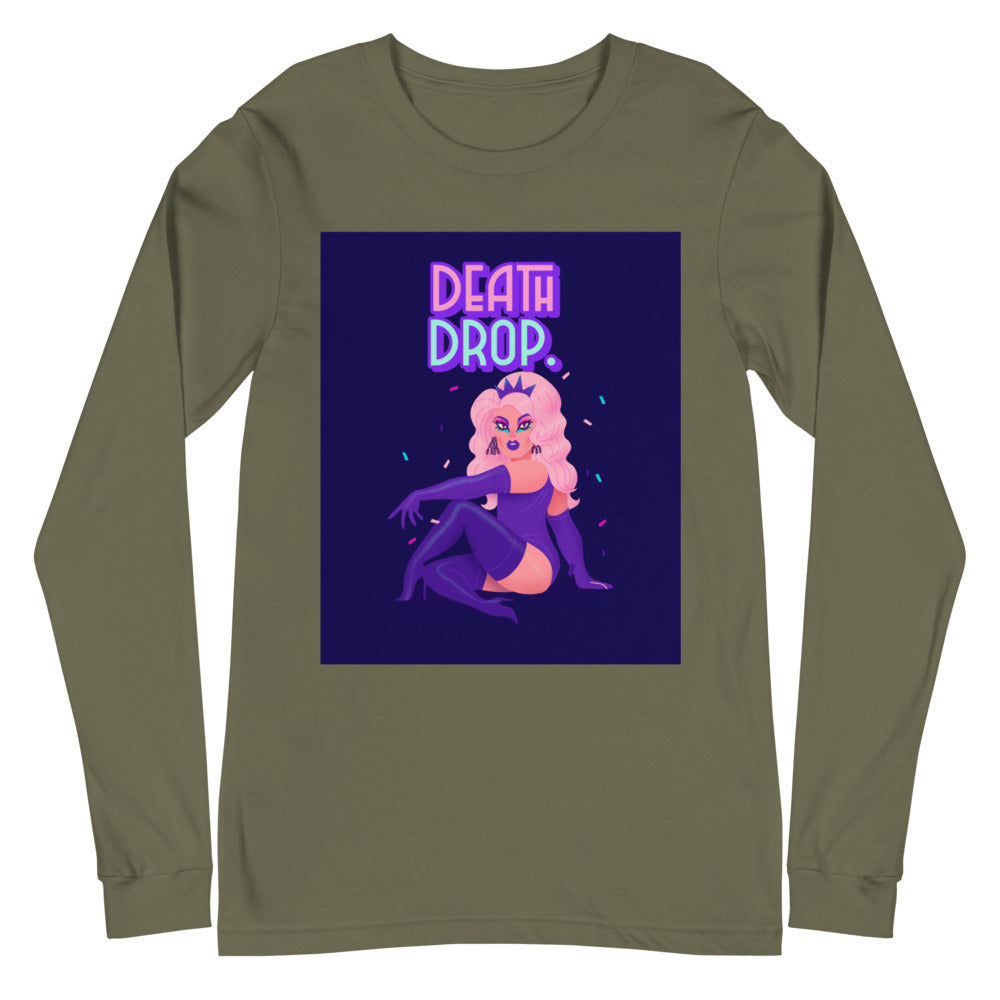 Death Drop Unisex Long Sleeve T-Shirt