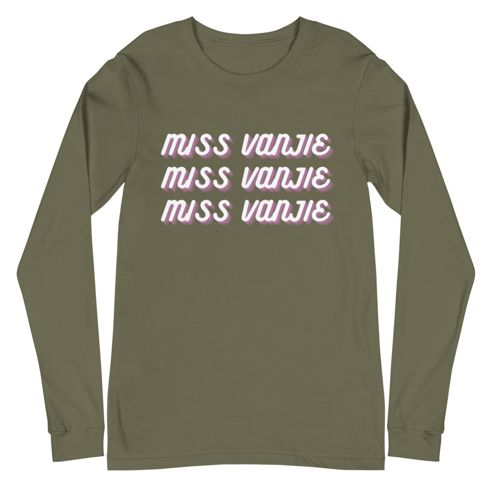 Miss Vanjie Unisex Long Sleeve T-Shirt