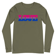 Bisexual Love Unisex Long Sleeve T-Shirt