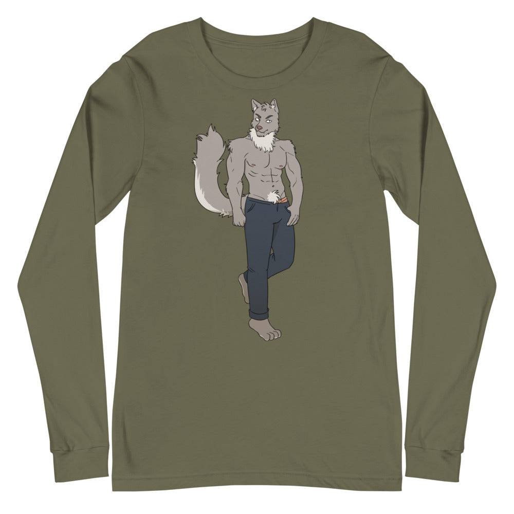 Gay Wolf Unisex Long Sleeve T-Shirt