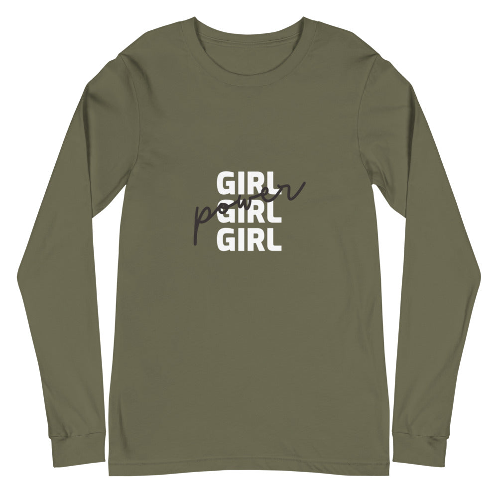 Girl Girl Girl Power Unisex Long Sleeve T-Shirt