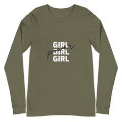 Girl Girl Girl Power Unisex Long Sleeve T-Shirt