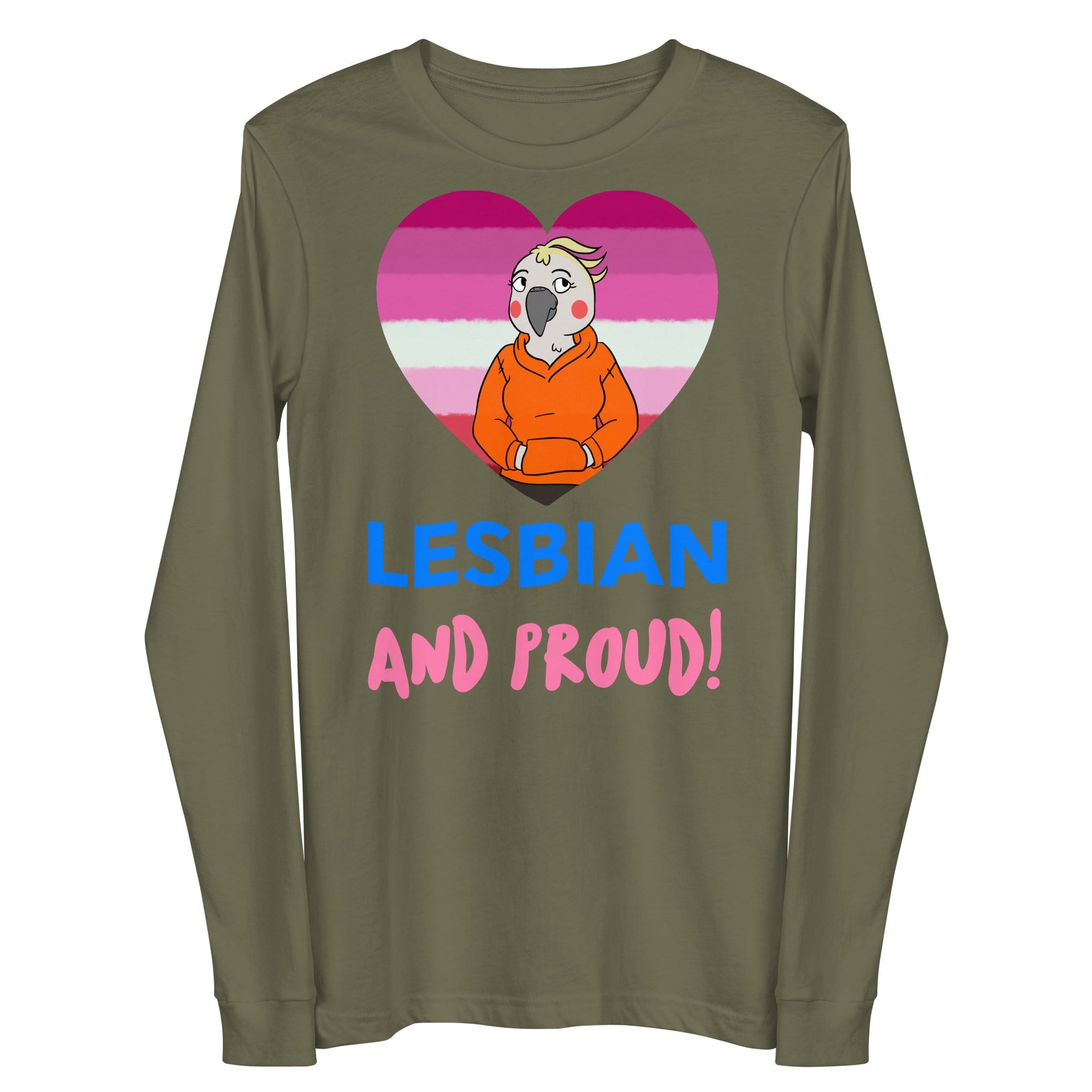 Lesbian And Proud Unisex Long Sleeve Tee