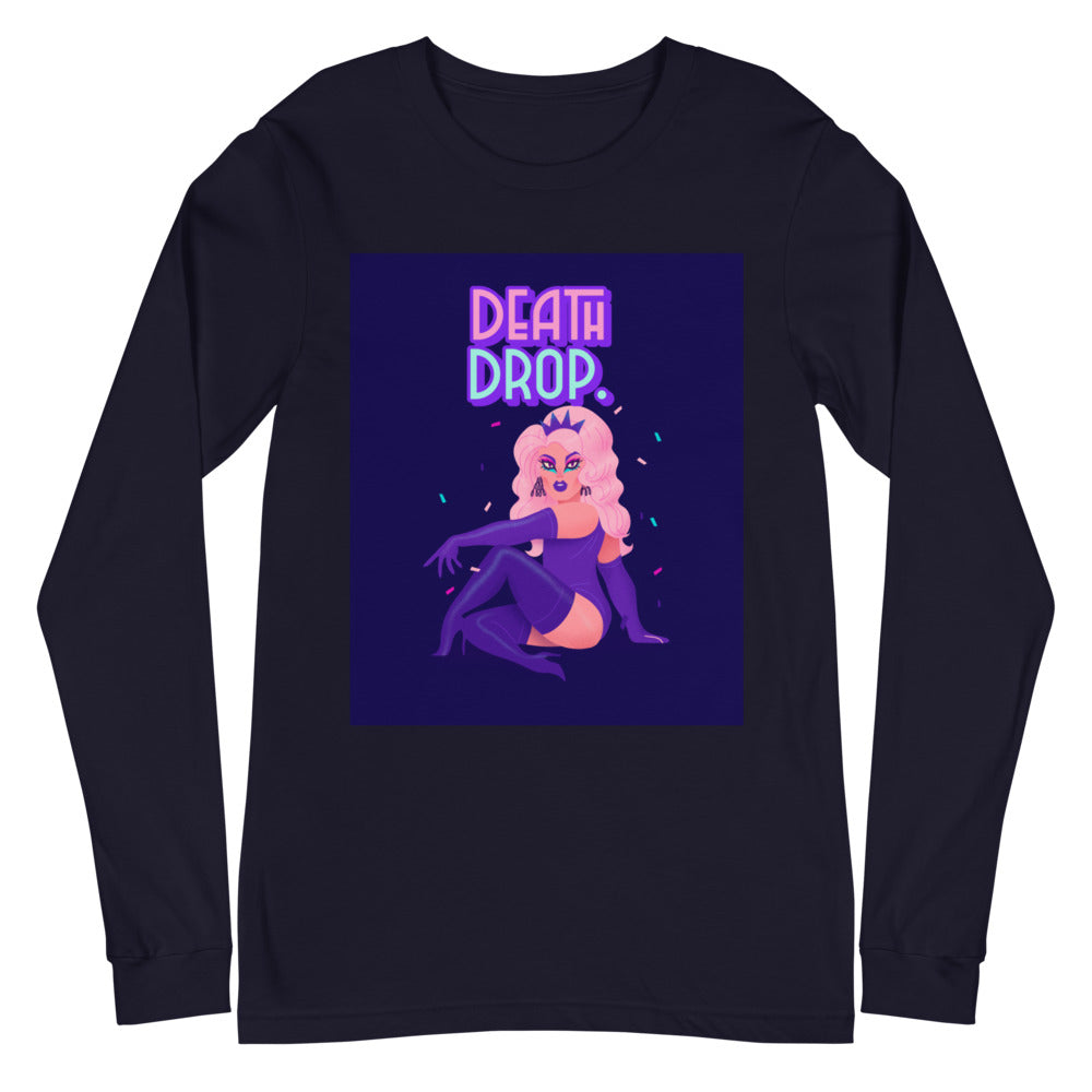 Death Drop Unisex Long Sleeve T-Shirt