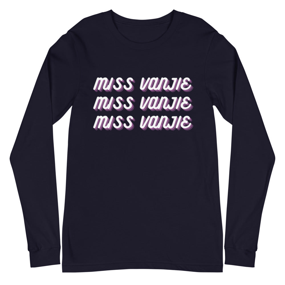 Miss Vanjie Unisex Long Sleeve T-Shirt