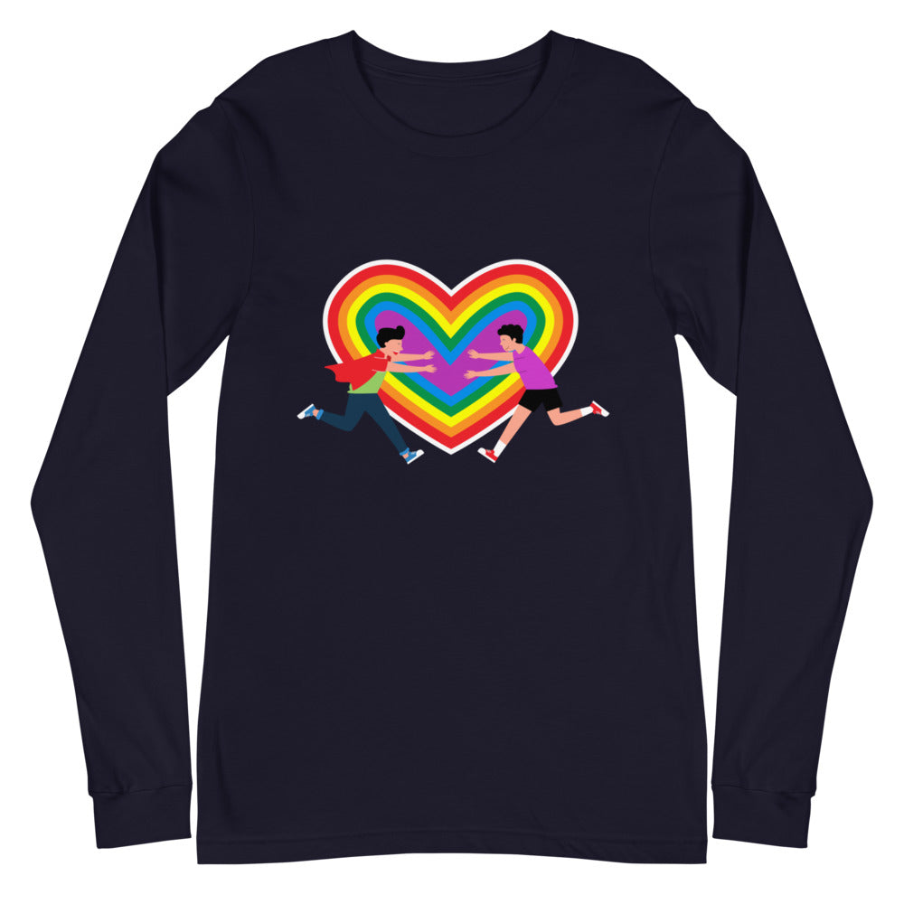Gay Couple Unisex Long Sleeve T-Shirt