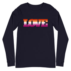 Lesbian Love Unisex Long Sleeve T-Shirt