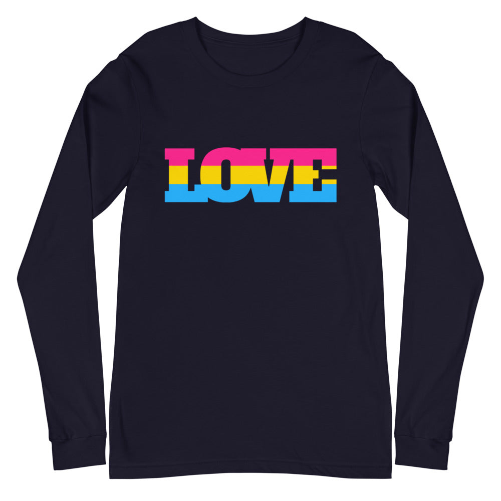 Pansexual Love Unisex Long Sleeve T-Shirt