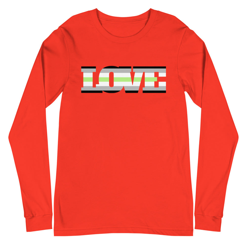 Agender Love Unisex Long Sleeve T-Shirt
