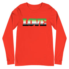 Aromantic Love Unisex Long Sleeve T-Shirt