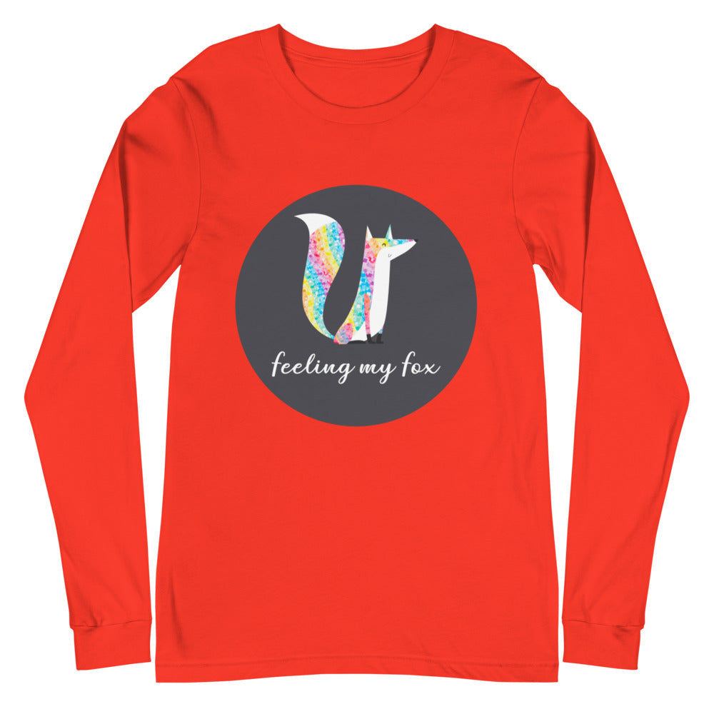 Feeling My Fox Unisex Long Sleeve T-Shirt