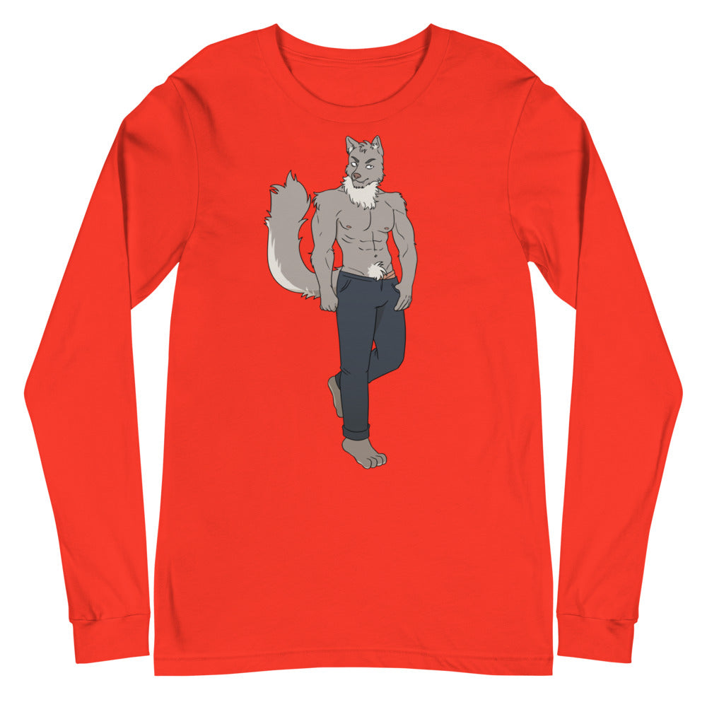 Gay Wolf Unisex Long Sleeve T-Shirt