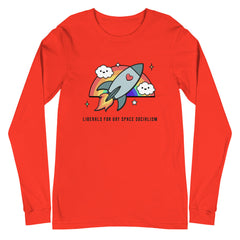 Liberals For Gay Space Socialism Unisex Long Sleeve T-Shirt