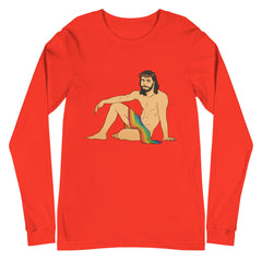 Sexy Gay Jesus Unisex Long Sleeve T-Shirt