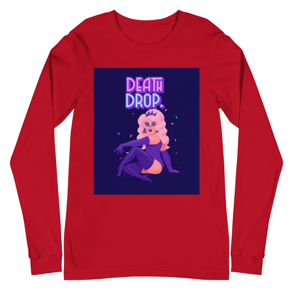 Death Drop Unisex Long Sleeve T-Shirt