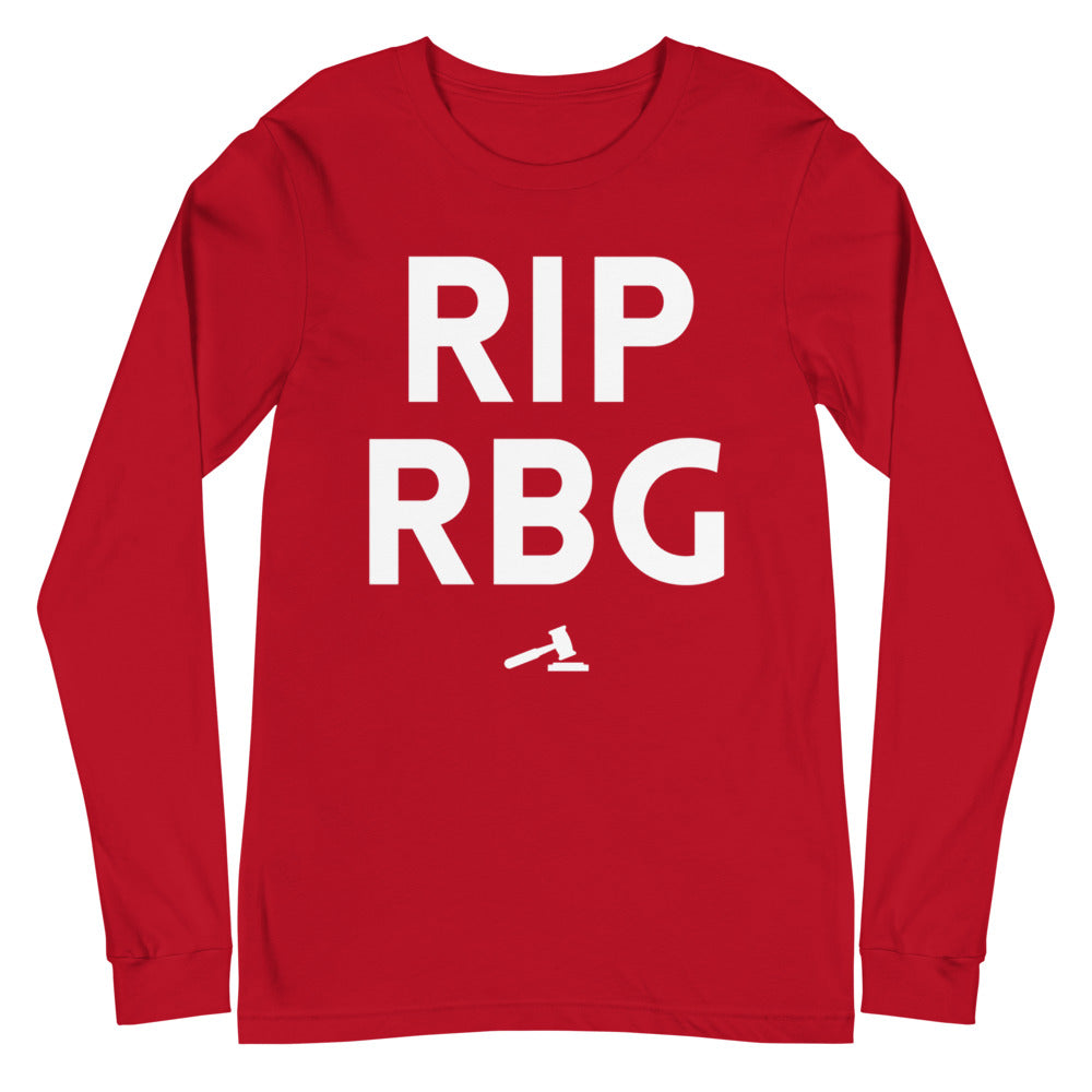 RIP RBG Unisex Long Sleeve T-Shirt