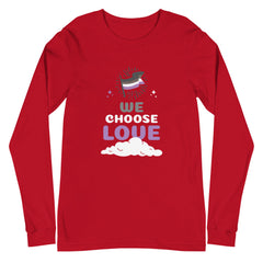 Asexual We Choose Love Unisex Long Sleeve T-Shirt