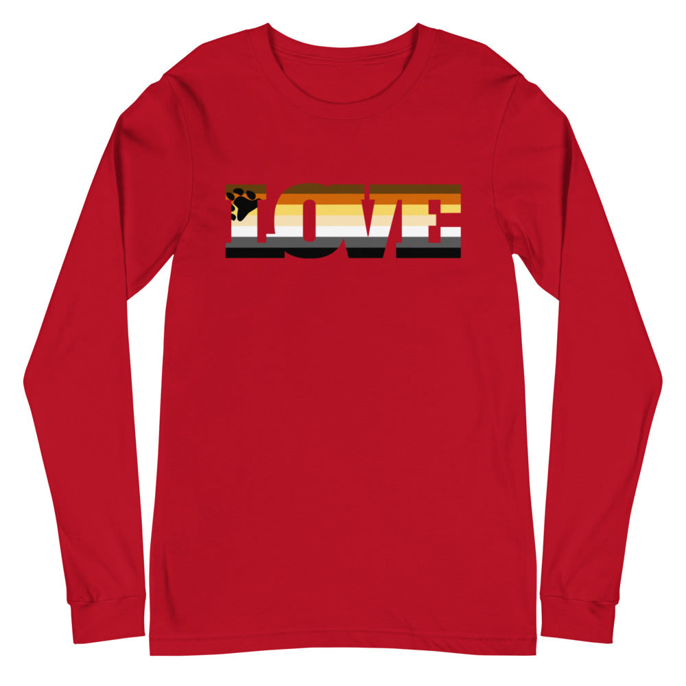 Gay Bear Love Unisex Long Sleeve T-Shirt