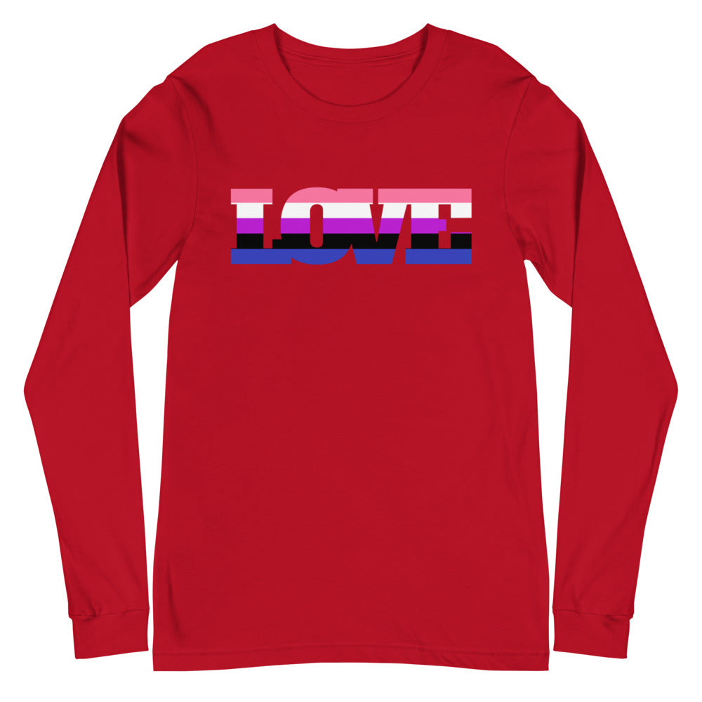 Genderfluid Love Unisex Long Sleeve T-Shirt