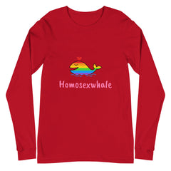 Homosexwhale Unisex Long Sleeve T-Shirt