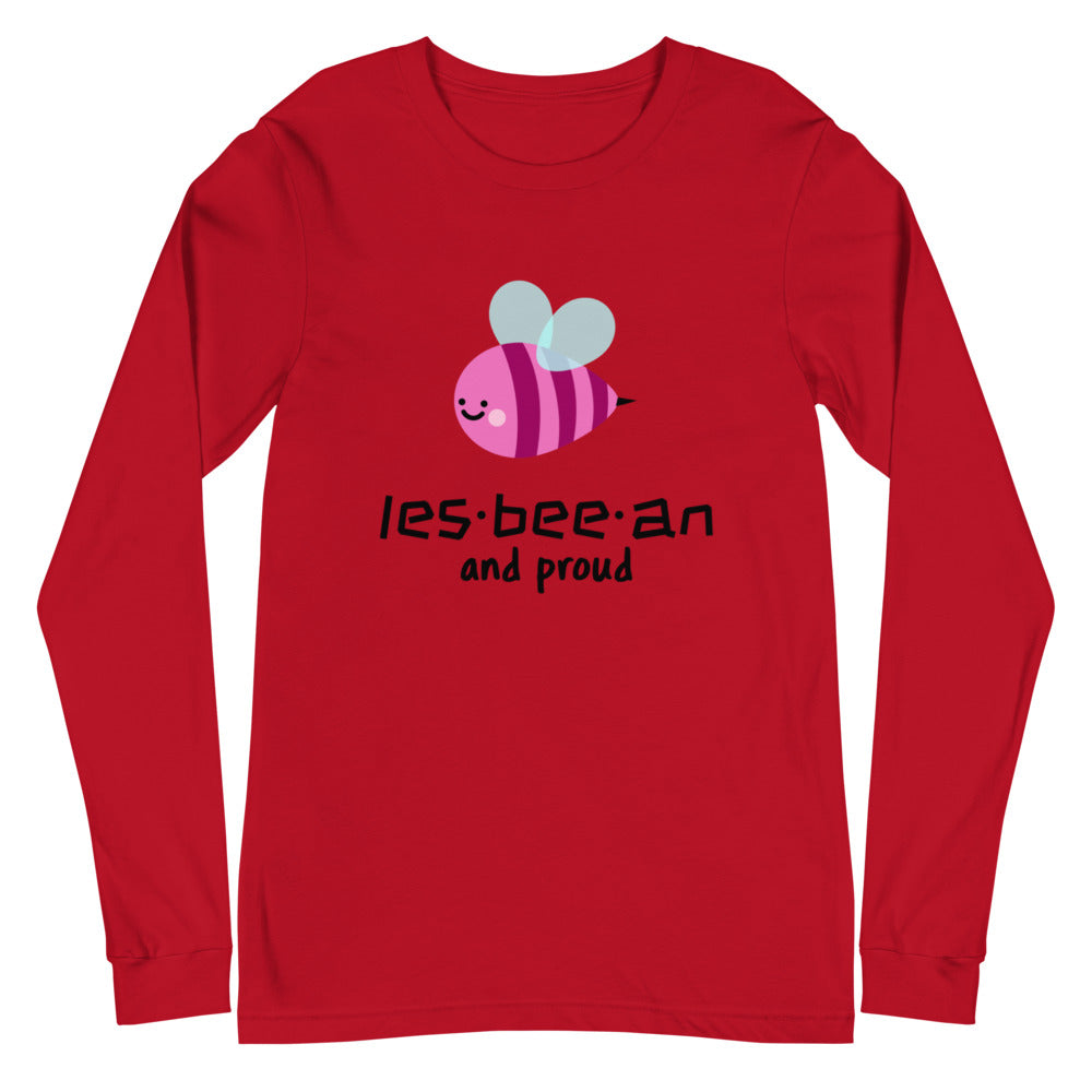 Les-bee-an And Proud Unisex Long Sleeve T-Shirt