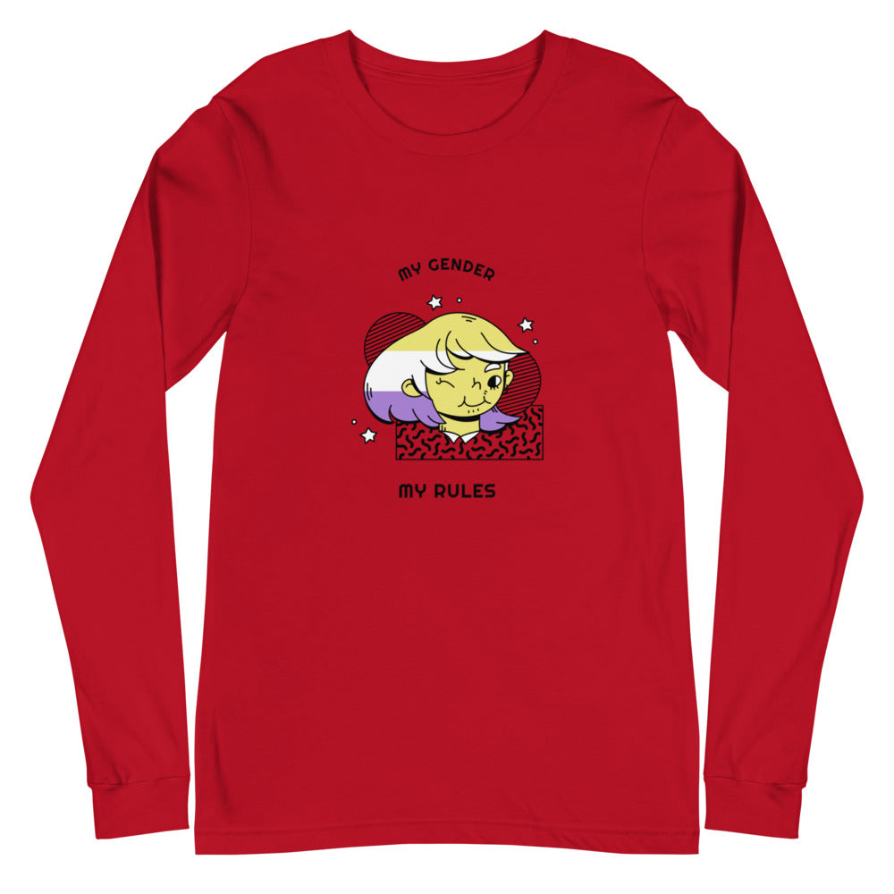 My Gender My Rules Unisex Long Sleeve T-Shirt