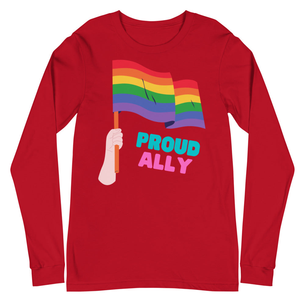 Proud Ally Unisex Long Sleeve T-Shirt