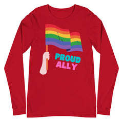 Proud Ally Unisex Long Sleeve T-Shirt
