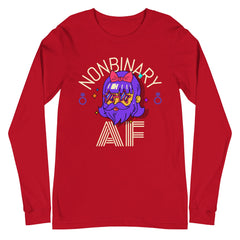 Nonbinary AF Unisex Long Sleeve T-Shirt