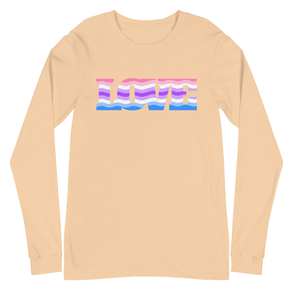 Alternative Genderfluid Love Unisex Long Sleeve T-Shirt