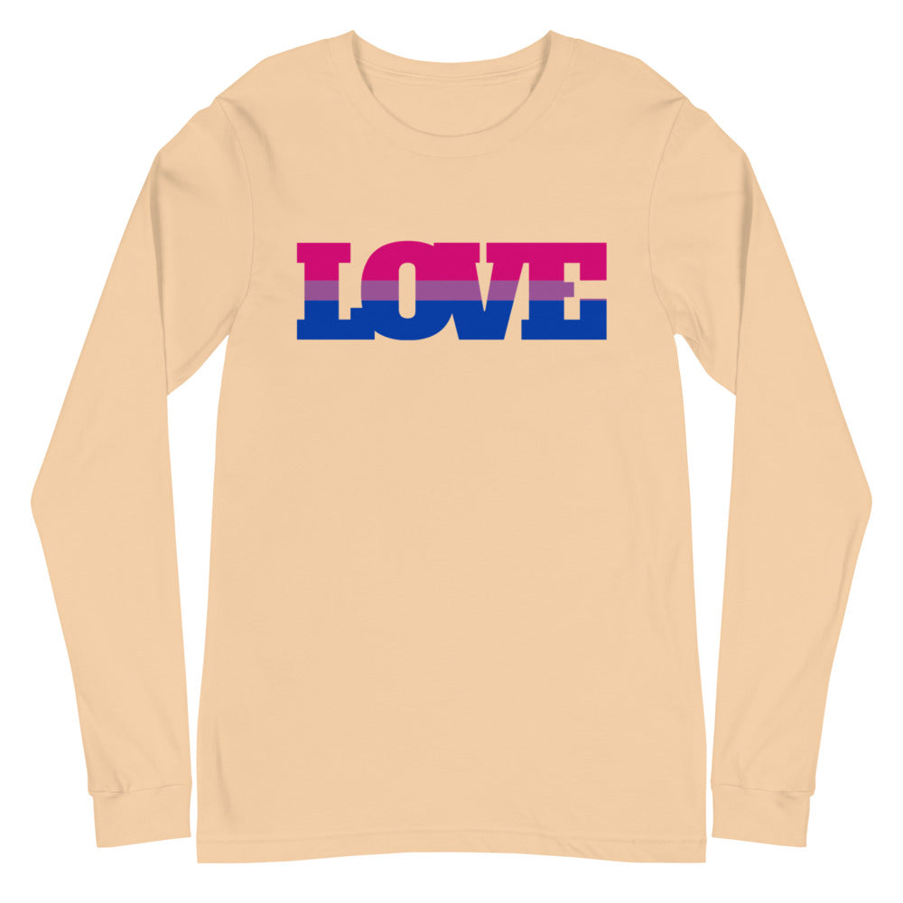 Bisexual Love Unisex Long Sleeve T-Shirt