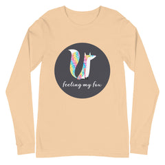 Feeling My Fox Unisex Long Sleeve T-Shirt